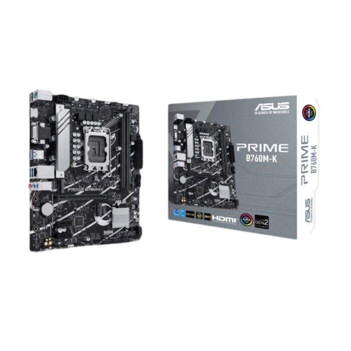 Asus PRIME B760M-K LGA1700 mATX Motherboard - Image 2