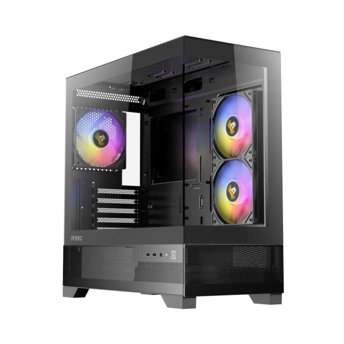 Antec CX500M ARGB Gaming Chassis | M-ATX | ITX | Type-C - Black - Image 2