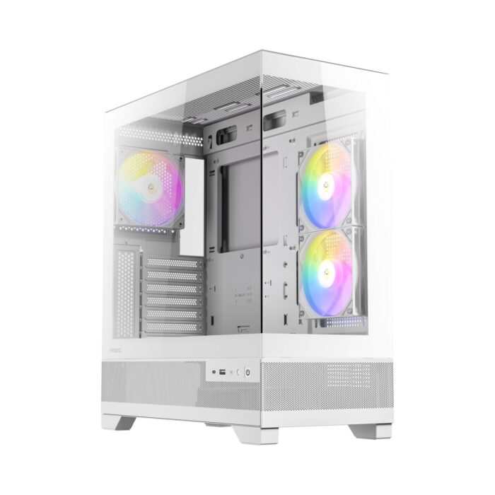 Antec CX700 ARGB Mid-Tower Gaming Chassis - White - Image 2