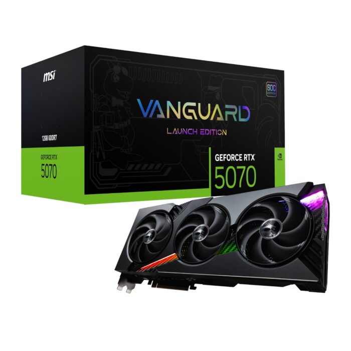 MSI GeForce RTX 5070 VANGUARD SOC Launch Edition 12GB Graphics Card - Image 2
