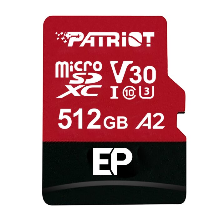 Patriot EP V30 A2 512GB Micro SDXC Memory Card (Without Adapter) - Image 2