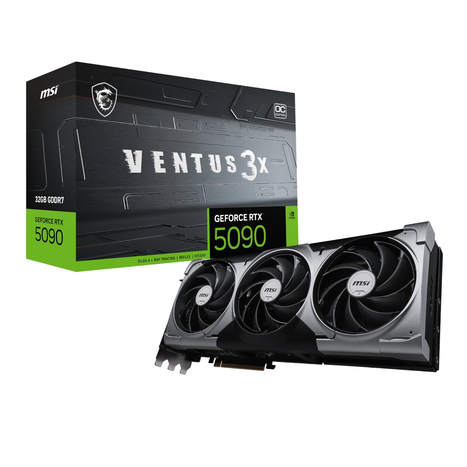 101120256911e4c180449.jpeg MSI GeForce RTX 5090 VENTUS 3X OC 32G Graphics Card - Image 1