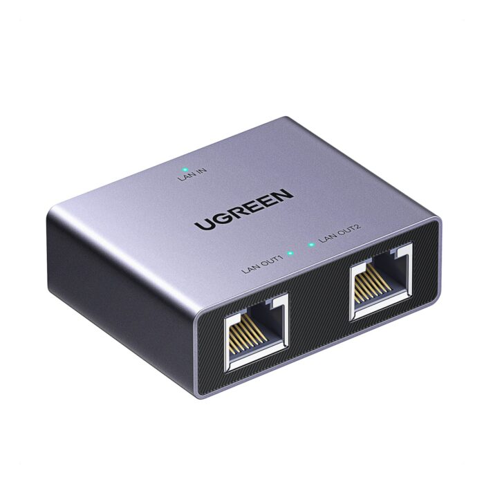 UGREEN 1-to-2 Gigabit Ethernet Splitter, 1000Mbps LAN Network Adapter - Image 2