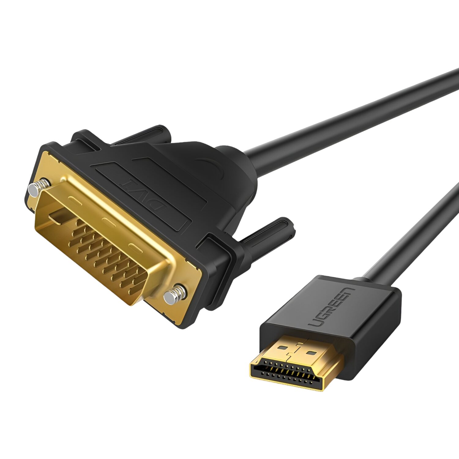 101120256911e5b4c0577.jpeg UGREEN HDMI Male to DVI(24+1) Male Cable 1.5m - Image 1