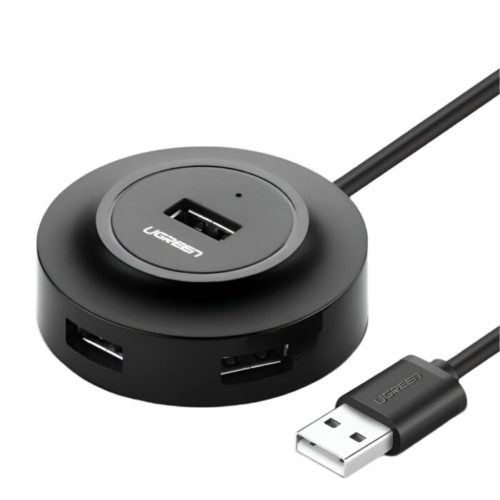 UGREEN 4-IN 1 USB 2.0 Hub (20777) - Black - Image 2
