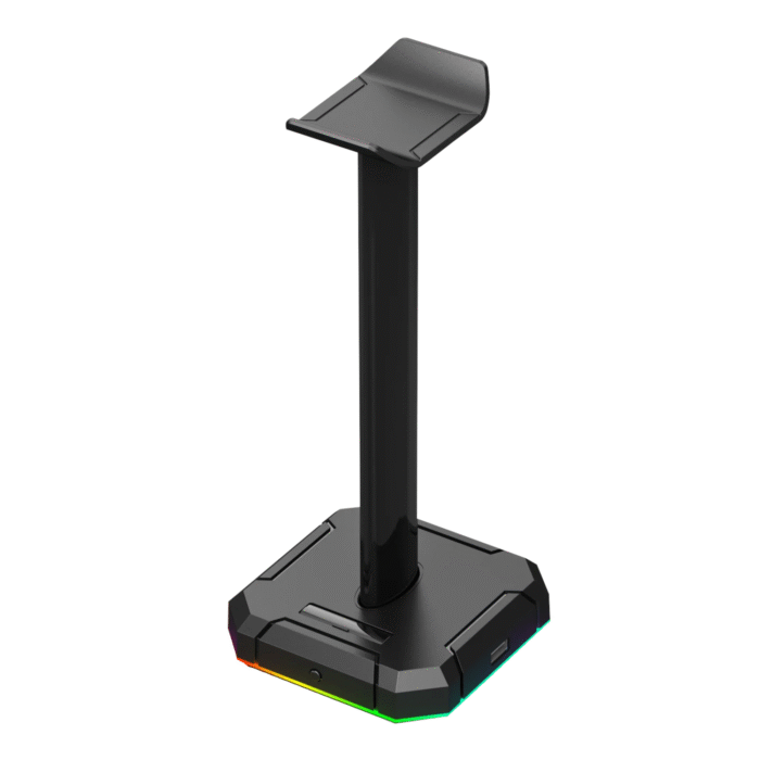 Redragon HA300 Scepter Pro RGB Headset Stand with USB Hub (4 x USB 2.0, RGB Lighting) - Image 2