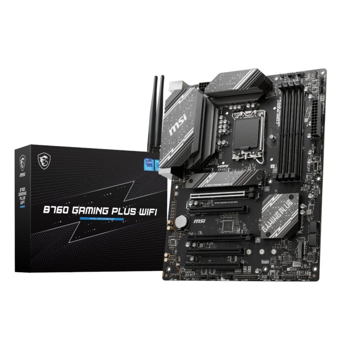 MSI B760 GAMING PLUS WIFI DDR5 LGA1700 ATX Motherboard - Image 2