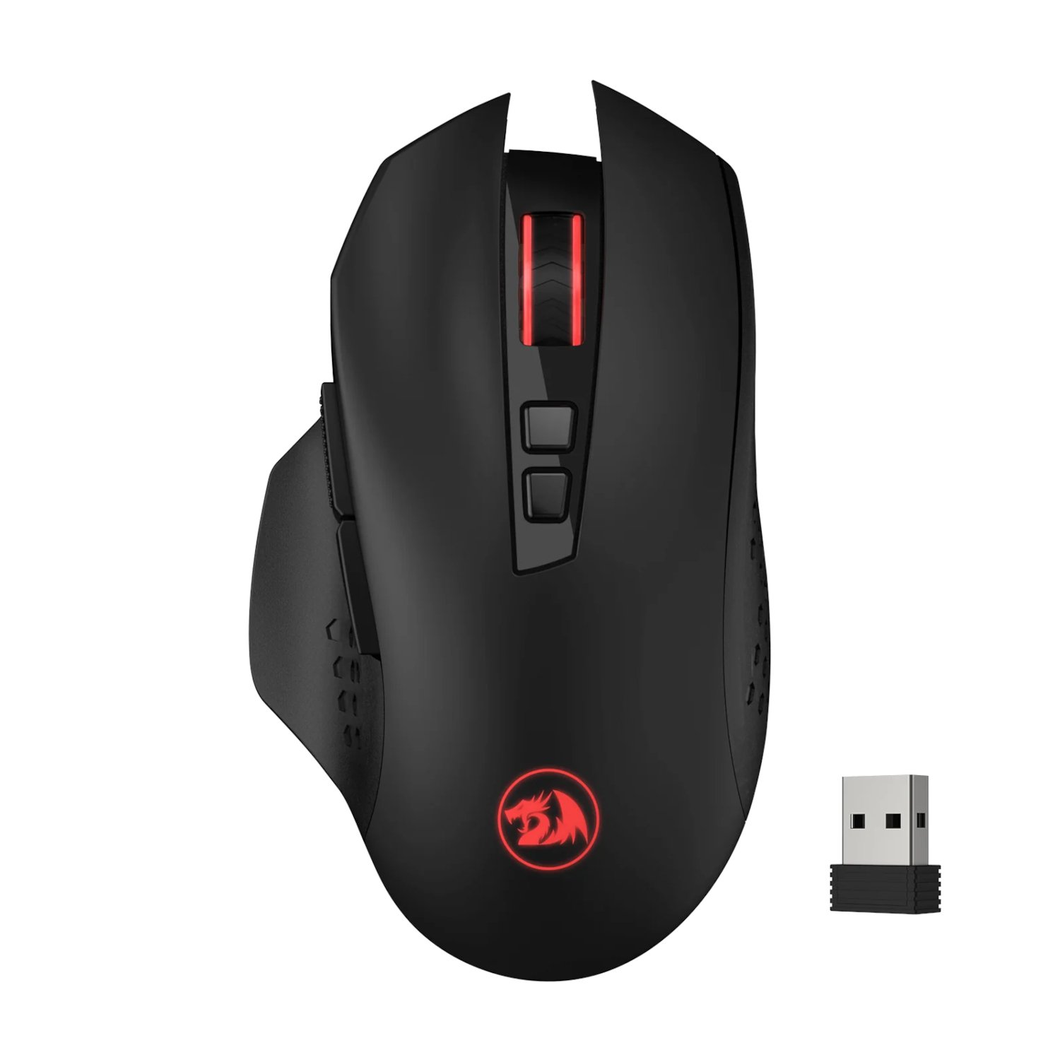 101120256911e7069f7d5.jpeg Redragon GAINER M656 Wireless Gaming Mouse 4000DPI - Black - Image 1