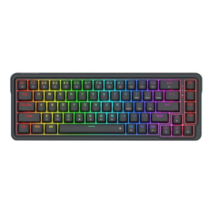 Redragon NOVA K709 65% Wired Gasket RGB Gaming Keyboard - Black - Image 2