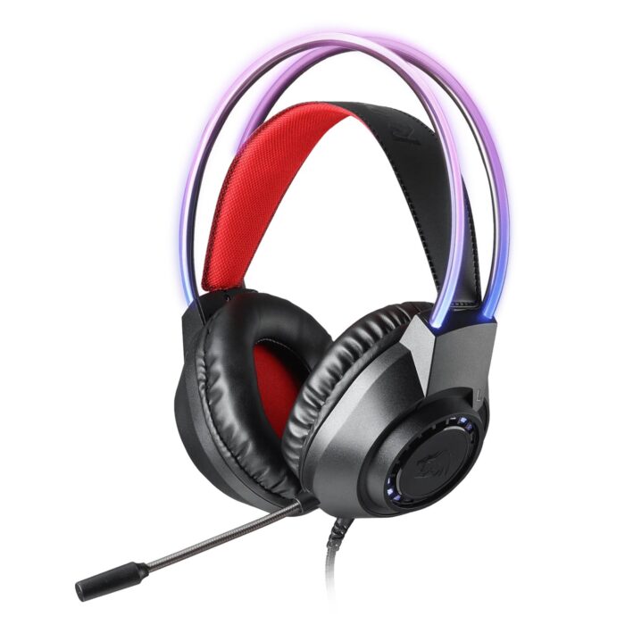 Redragon SCREAM Over-Ear RGB Gaming Headset - Black - Image 2