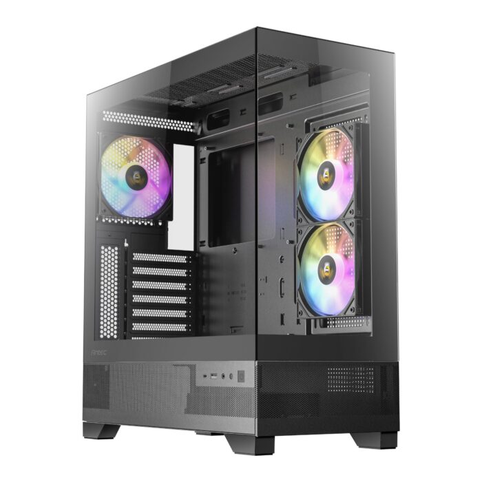 Antec CX700 ARGB ATX | Micro-ATX | ITX ARGB Mid-Tower Gaming Chassis - Black - Image 2