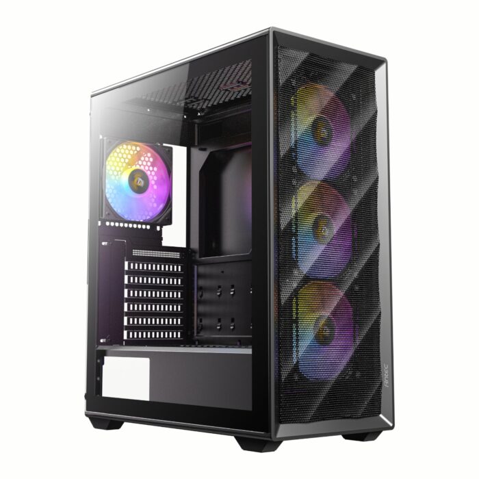 Antec AX85 ATX ARGB Mid-Tower Gaming Chassis - Black - Image 2