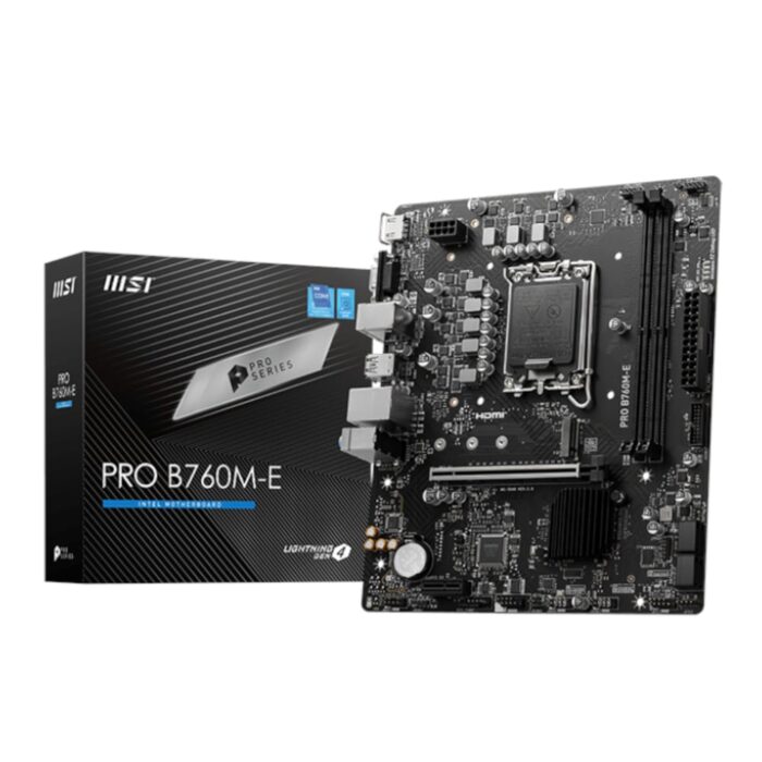 MSI B760M-E PRO DDR5 LGA1700 M-ATX Motherboard - Image 2