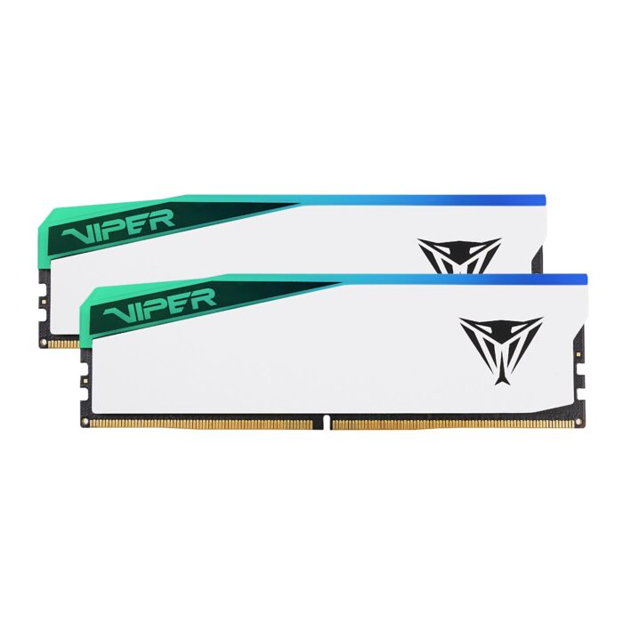 Patriot Viper Elite 5 RGB 32GB 6000MHz DDR5 Desktop Gaming Memory Kit - White - Image 2