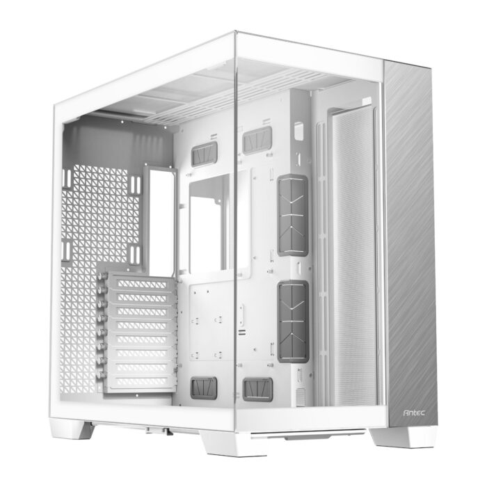 Antec C8 Aluminium White E-ATX Dual Chamber Gaming Chassis - White - Image 2