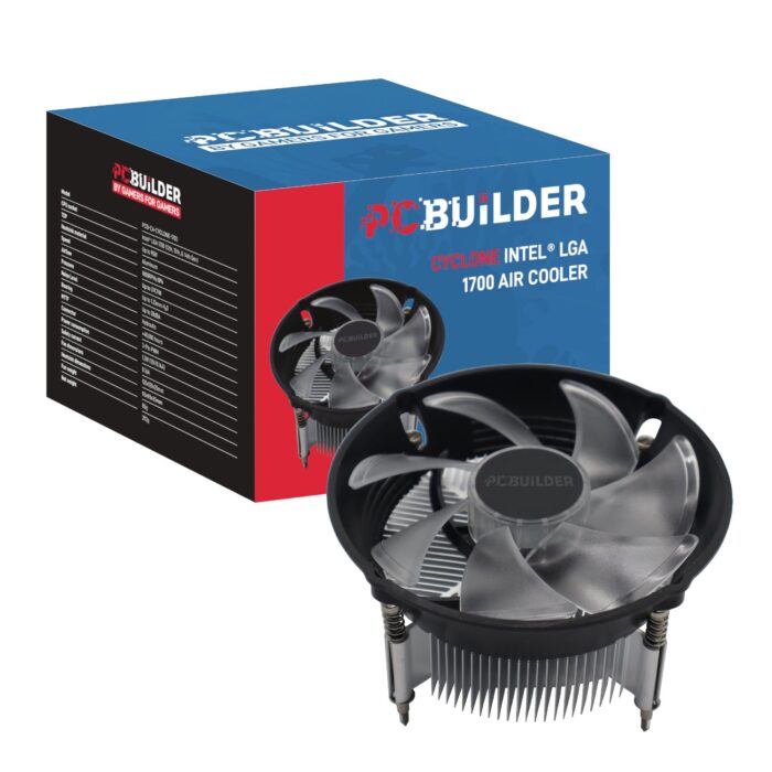 PCBuilder CYCLONE Intel® LGA 1700 Air Cooler - Image 2