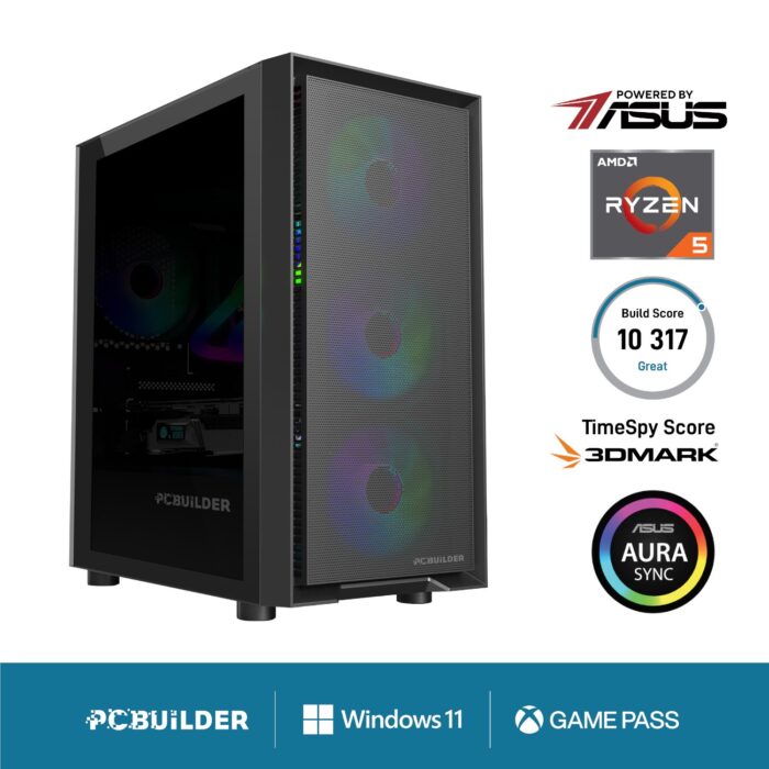 PCBuilder Ryzen 5 5600X PATHFINDER Windows 11 Gaming PC - Image 2