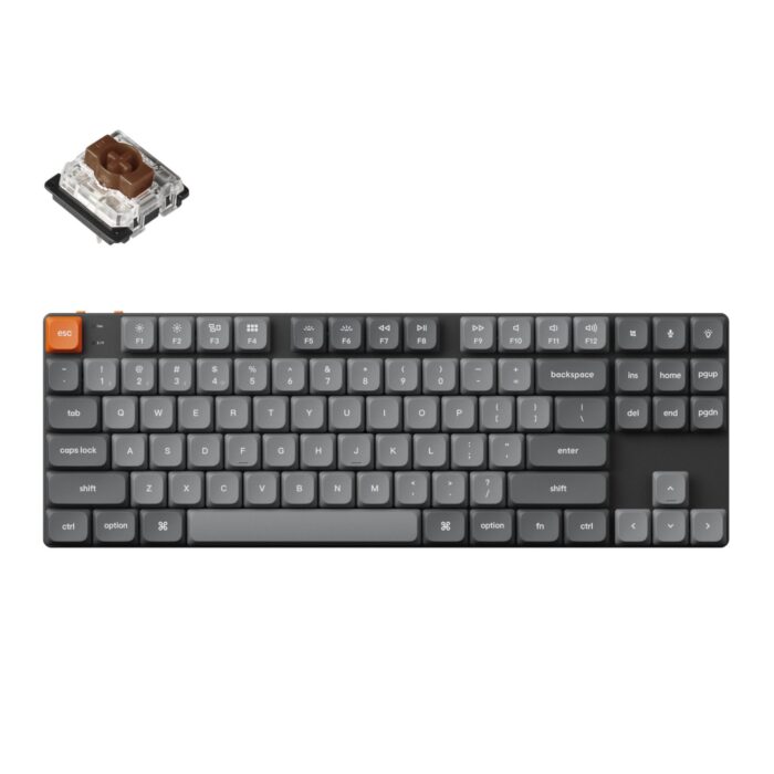 Keychron K1 Max QMK/VIA 80% Wireless Custom Mechanical Keyboard | BROWN Switches - Image 2