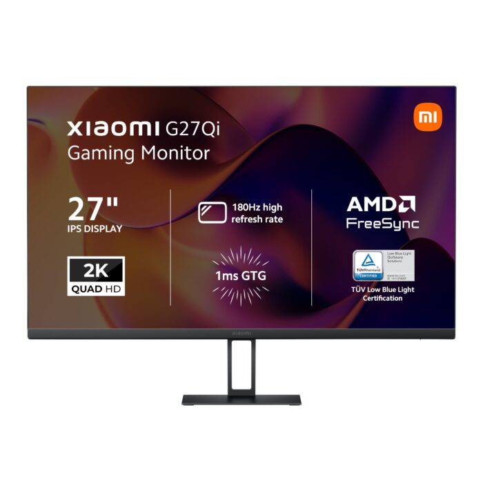 Xiaomi G27Qi 27" 2K 1440p IPS Gaming Monitor (180Hz, 1ms, 16:9, HDMI/DP, and AMD FreeSync) - Image 2
