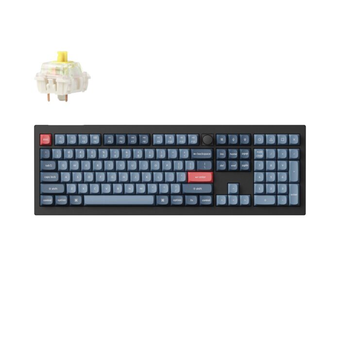 Keychron V6 Max Wireless Custom Keyboard - BANANA Switch - Image 2