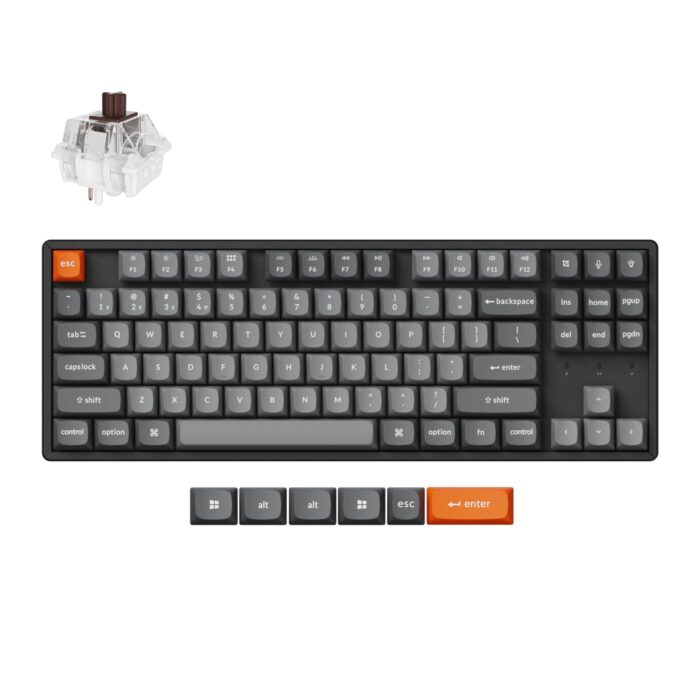 Keychron K8 Max QMK Wireless Custom Mechanical Keyboard | BROWN Switches - Image 2
