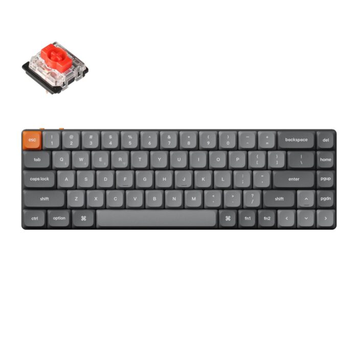 Keychron K7 Max QMK/VIA 65% Wireless Custom Mechanical Keyboard | RED Switches - Image 2
