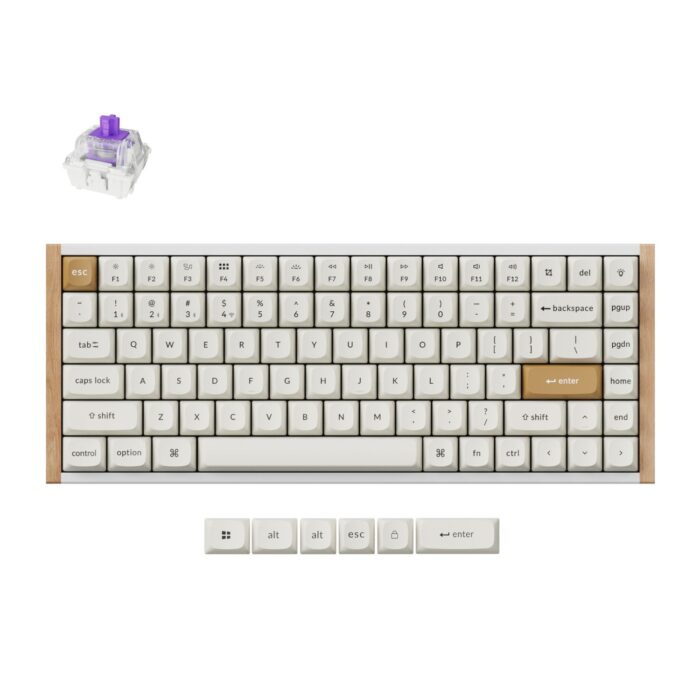 Keychron K2 HE Wireless Special Edition Magnetic Custom Keyboard | NEBULA Switch – White - Image 2