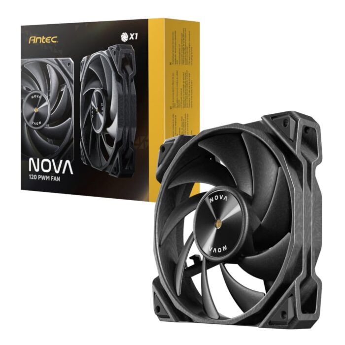 Antec NOVA 120 PWM Fan with Speed Controller - Black - Image 2