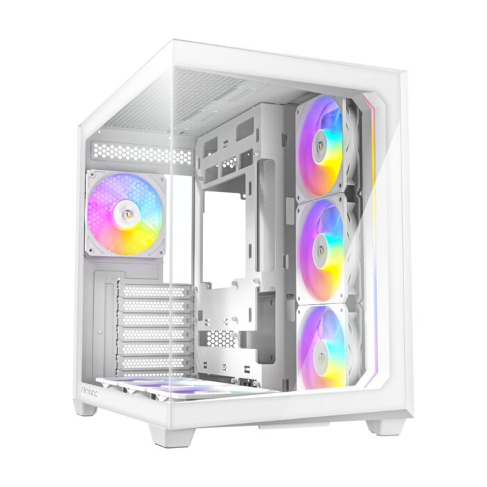 Antec C5 ARGB ATX DUAL Mid Tower Gaming Chassis – White - Image 2