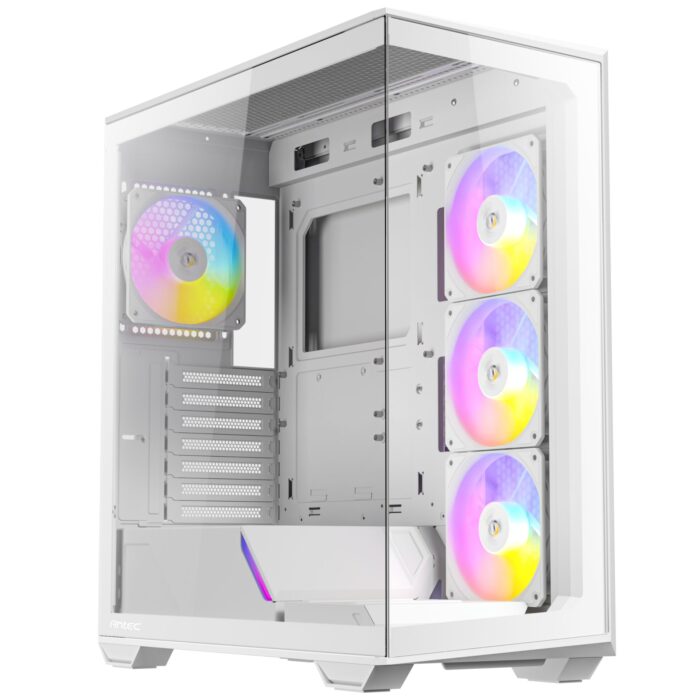 Antec C3 ARGB ATX | Micro-ATX | ITX ARGB Mid-Tower Gaming Chassis – White - Image 2
