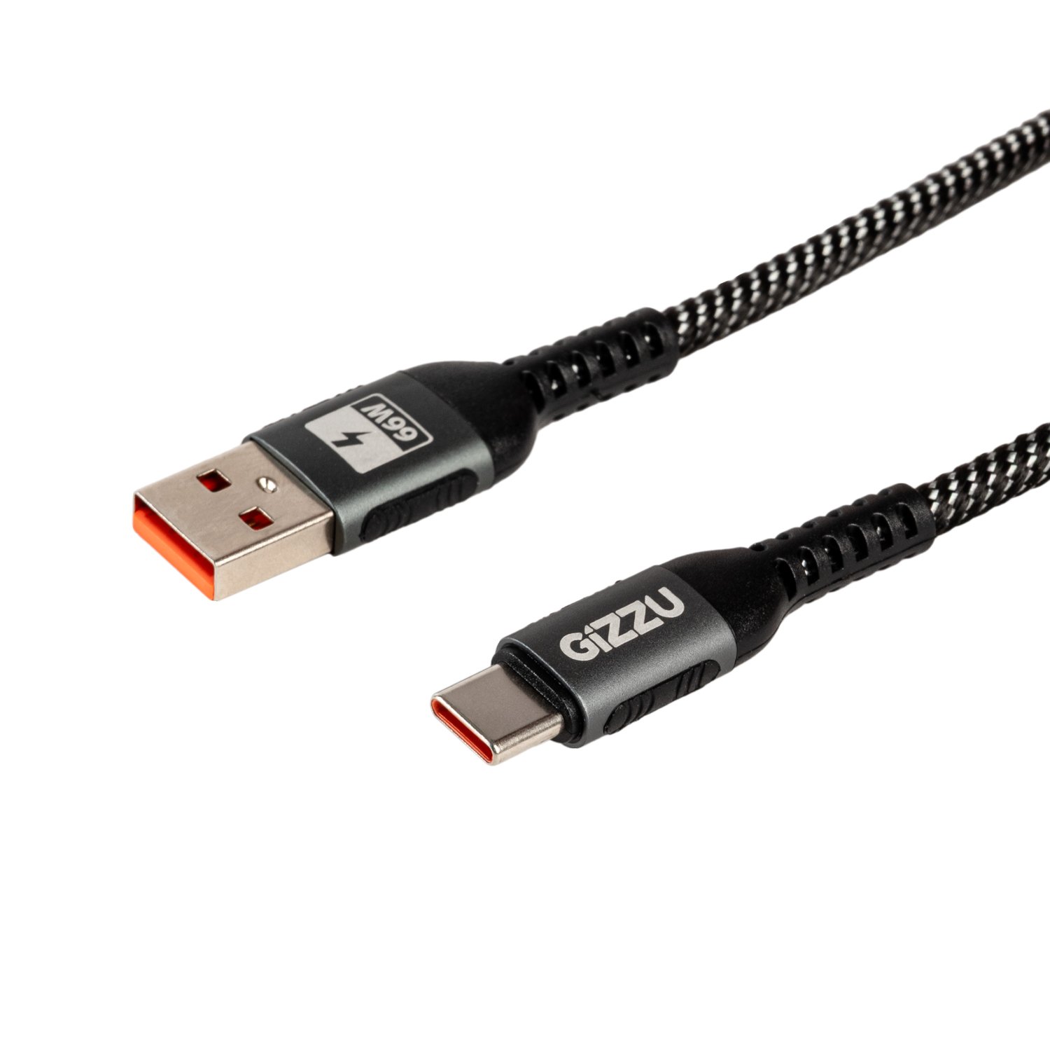 101120256911eb1176197.jpeg GIZZU 66W 480Mbps USB to Type-C 1m Cable - Image 1
