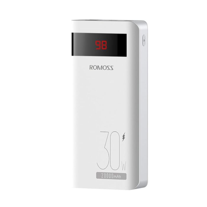 Romoss Sense 6PS Pro 20000mAh 30W Fast Charge Power Bank - White - Image 2