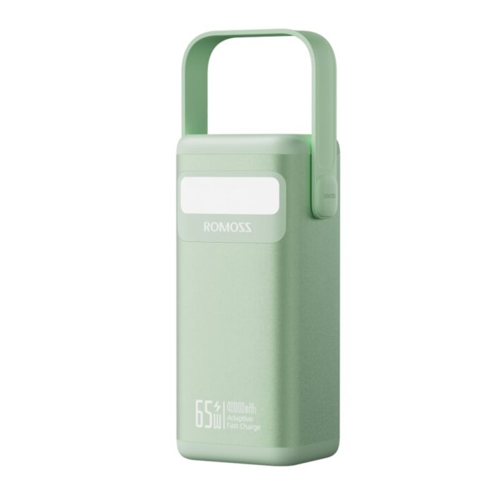 Romoss PMT40 EZCarry Pro 40000mAh 65W Fast Charge Power Bank - Green - Image 2