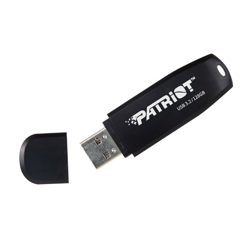 101120256911eb7edd4ed.jpeg Patriot Xporter Core 128GB USB3.2 Flash Drive - Black - Image 1