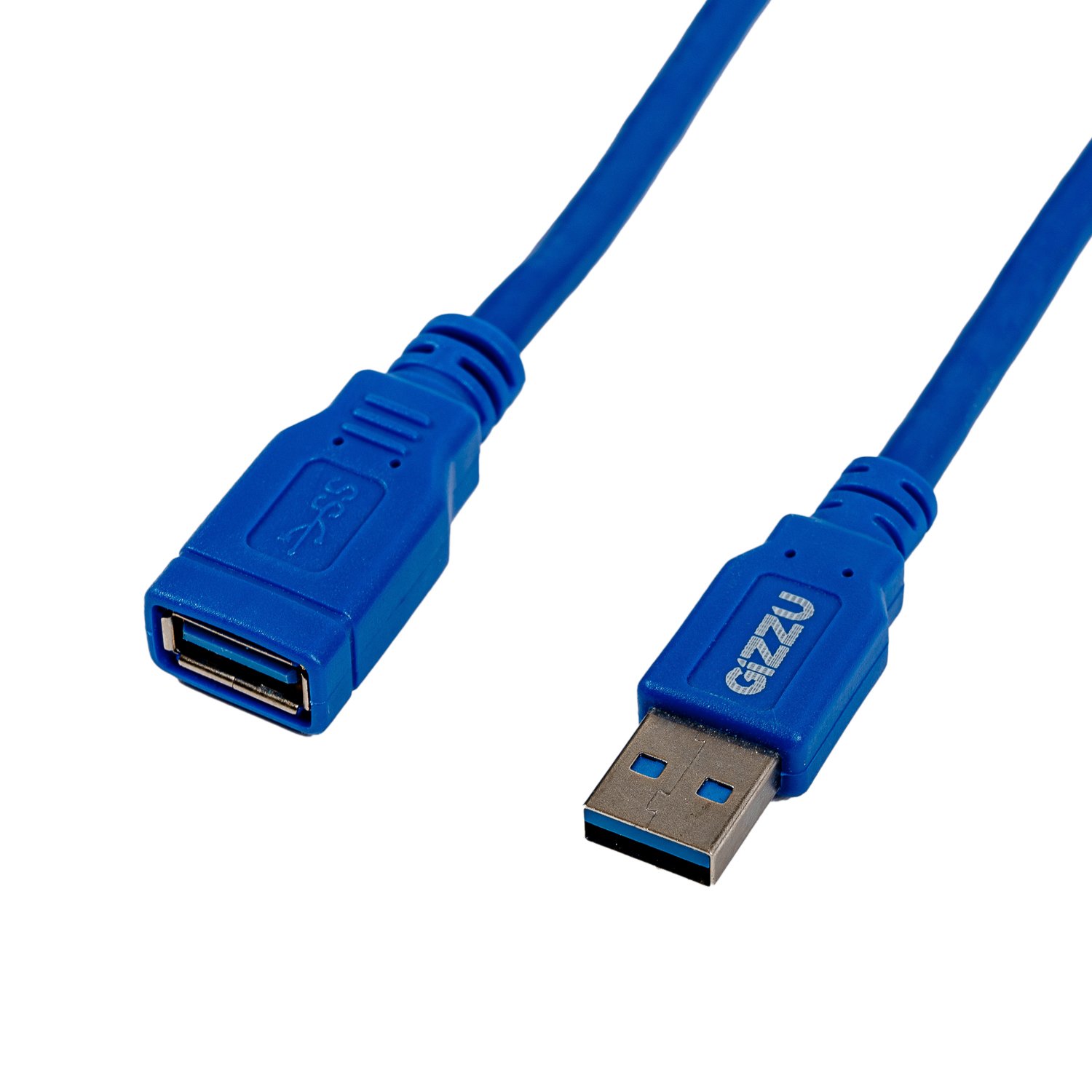 101120256911ec79a2ee7.jpeg Gizzu USB 3.0 Extension Cable 5m - Blue - Image 1
