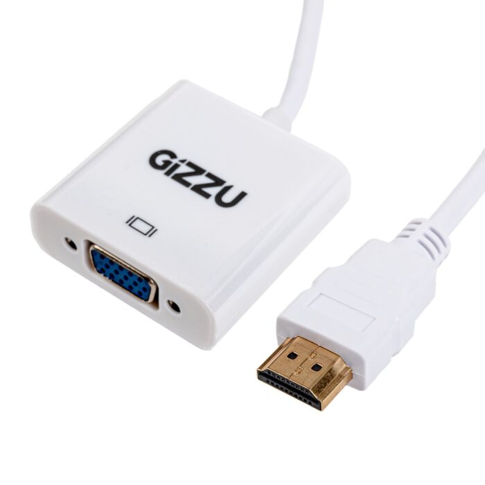 Gizzu 1080P HDMI to VGA Adapter with Audio - Image 2
