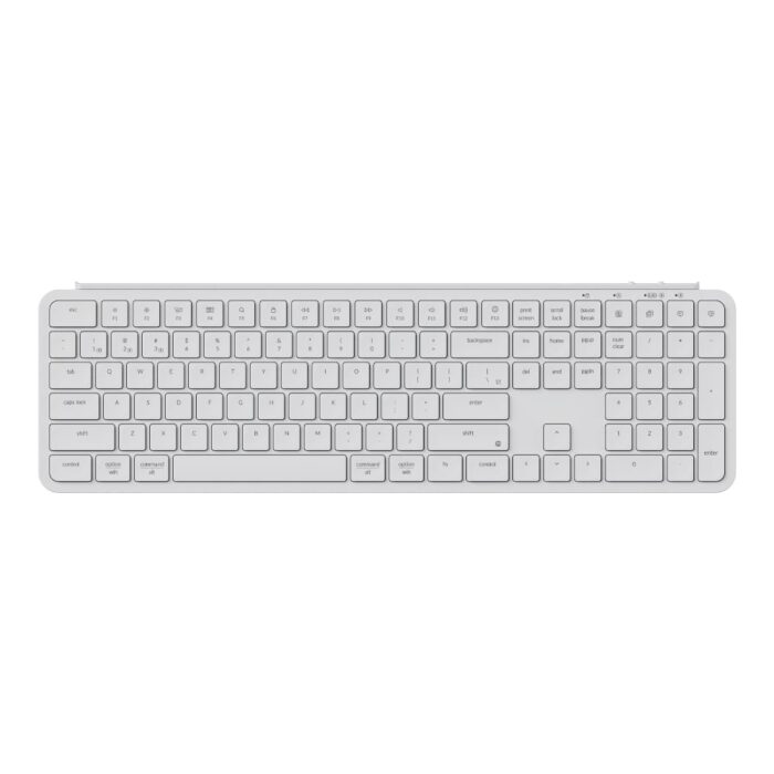 Keychron B6 Pro Ultra-Slim 100% Wireless Keyboard – Ivory White - Image 2
