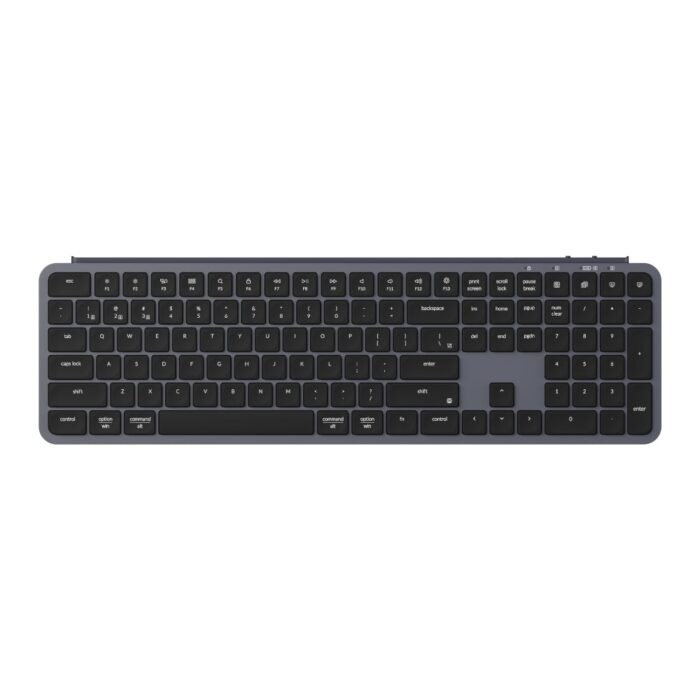 Keychron B6 Pro Ultra-Slim 100% Wireless Keyboard – Space Grey - Image 2