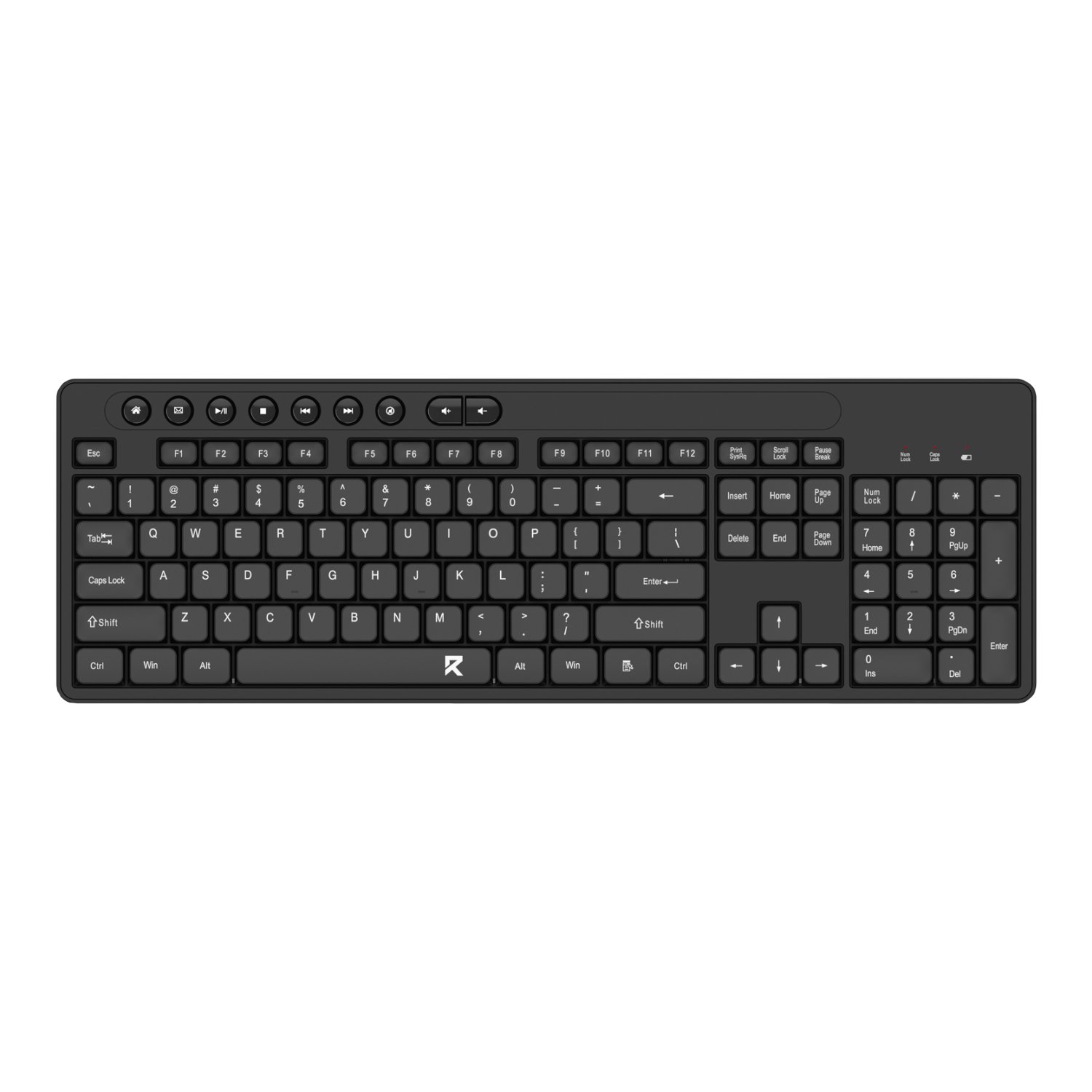 101120256911ee73d0592.jpeg Redragon BK-7094 Full-sized Wireless Office Keyboard - Image 1