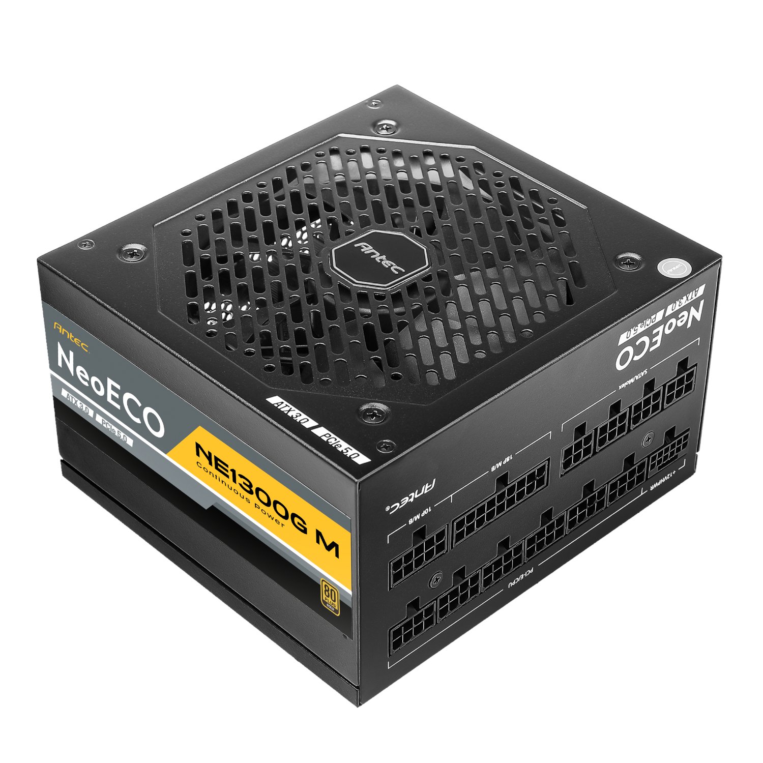 101120256911ef0c9f968.jpeg Antec NE1300G M ATX 3.0 Gen5 80PLUS Gold Modular ATX Power Supply - Image 1