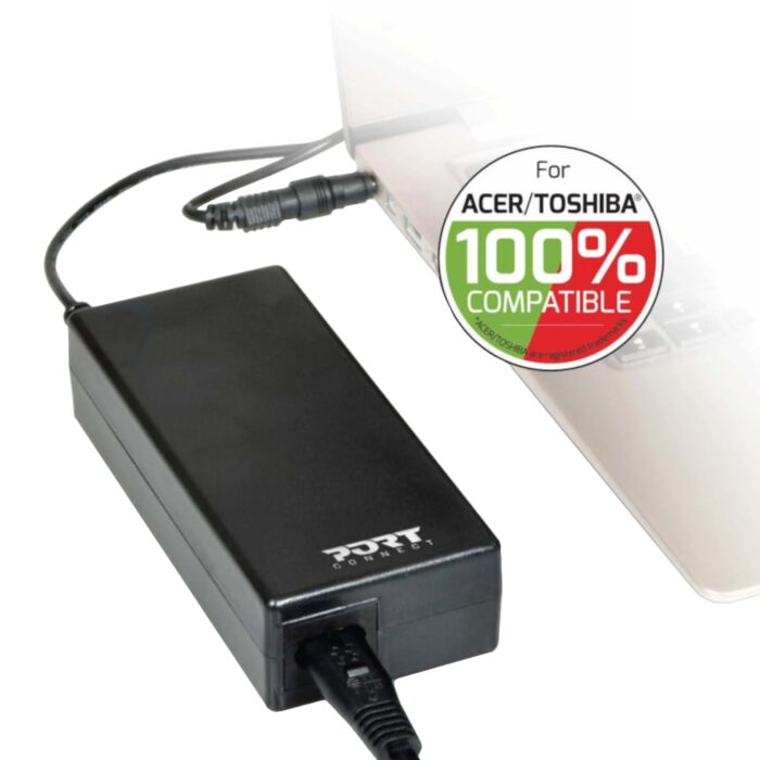 Port Connect 65W Notebook Adapter Acer and Toshiba - Image 2