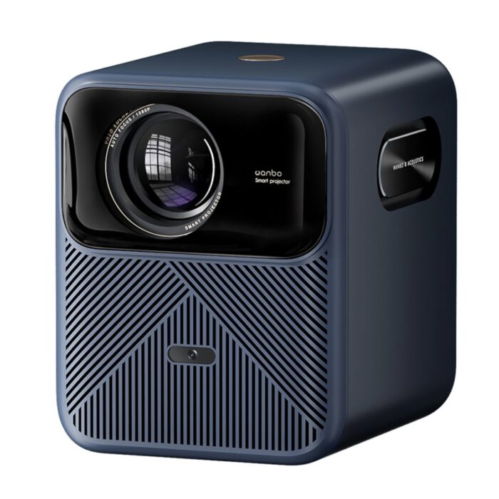 WANBO MOZART 1 PRO 1080P 900ANSI Android 11 Smart Home Theatre Projector - Dark Blue - Image 2