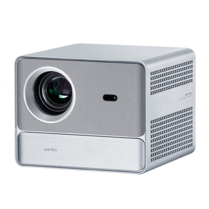 WANBO DAVINCI 1 PRO 1080P 650ANSI Android 11 Smart Home Theatre Projector - Silver - Image 2