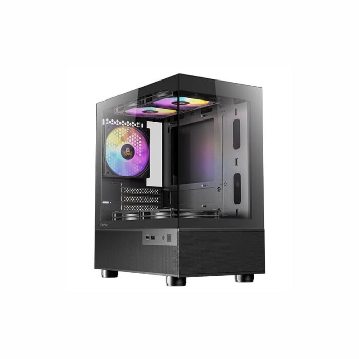 Antec CX200M Elite Micro-ATX | ITX RGB Mini-Tower Gaming Chassis - Black - Image 2