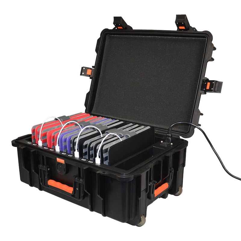 101120256911f153eb76a.jpeg PORT CHARGING SUITCASE 12 BAY - Image 1