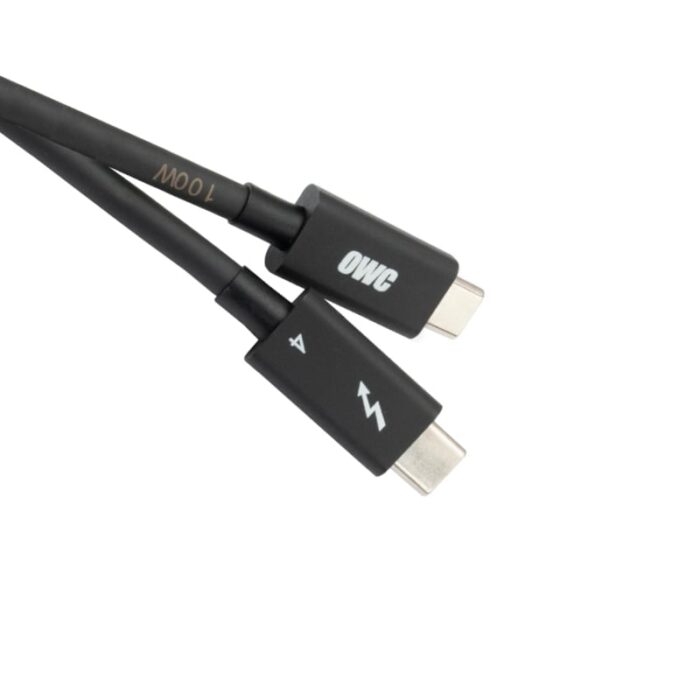 OWC Thunderbolt 3/4 2m Cable - Black - Image 2