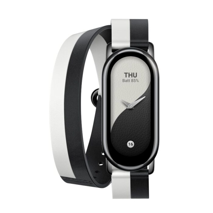 Xiaomi Smart Band 8 Double Wrap Strap - Black and white - Image 2