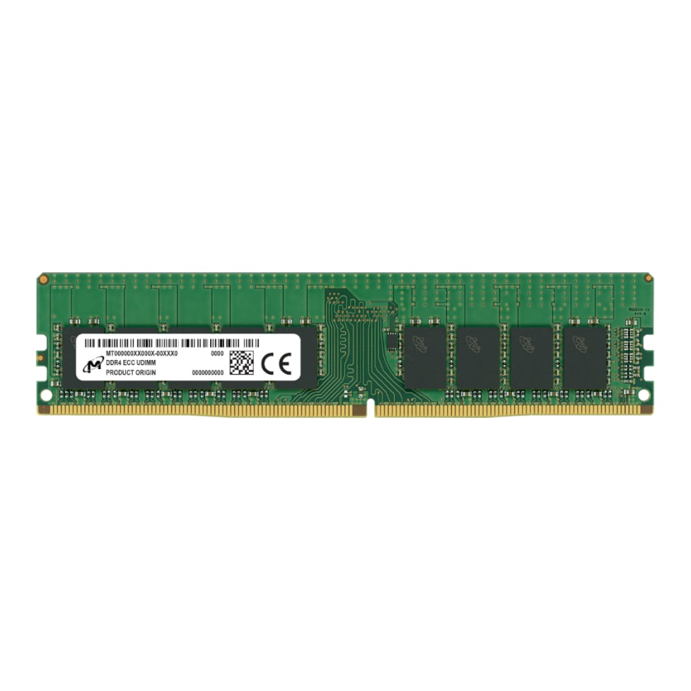101120256911f2d26c462.jpeg Micron MTA9ASF2G72AZ-3G2F1R 16GB 3200MHz DDR4 ECC CL22 UDIMM Memory - Image 1