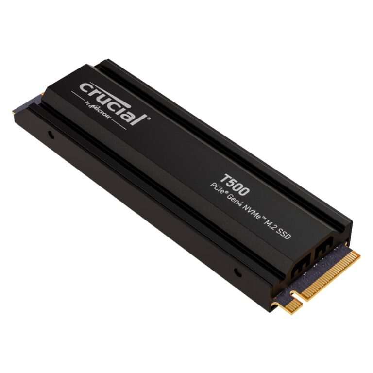 Crucial T500 2TB M.2 NVMe Gen4 with Heatsink NAND SSD - Image 2