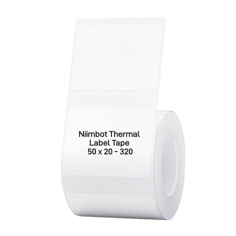 NIIMBOT B1/B21/B3S Thermal Label 50x20mm - 320 Labels Per Roll - White - Image 2